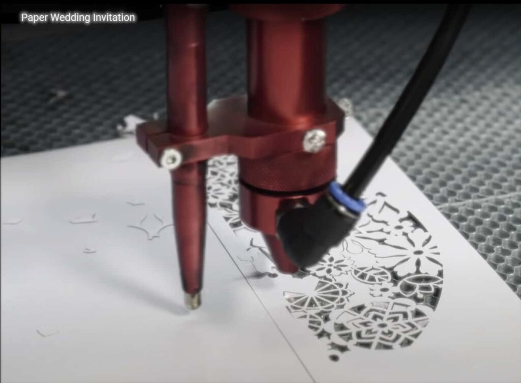 laser cutting paper